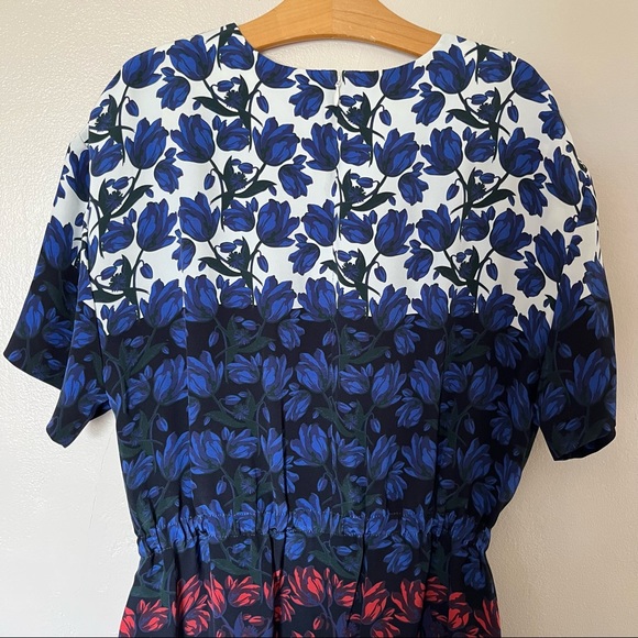 MOTHER OF PEARL silk floral print long maxi dress 8 - Picture 14 of 14